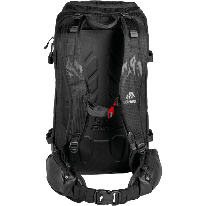 Jones Bag DSCNT Black 25lt - Zaino Snowboard Freeride - Mud and Snow