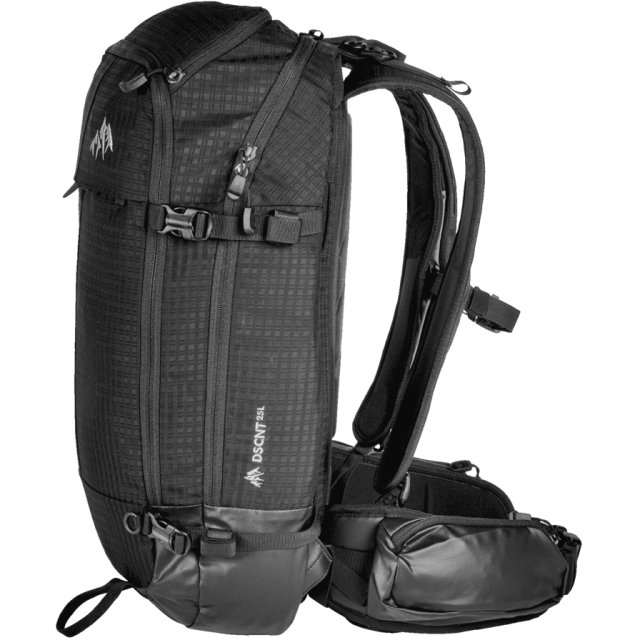 Jones Bag DSCNT Black 25lt - Zaino Snowboard Freeride - Mud and Snow