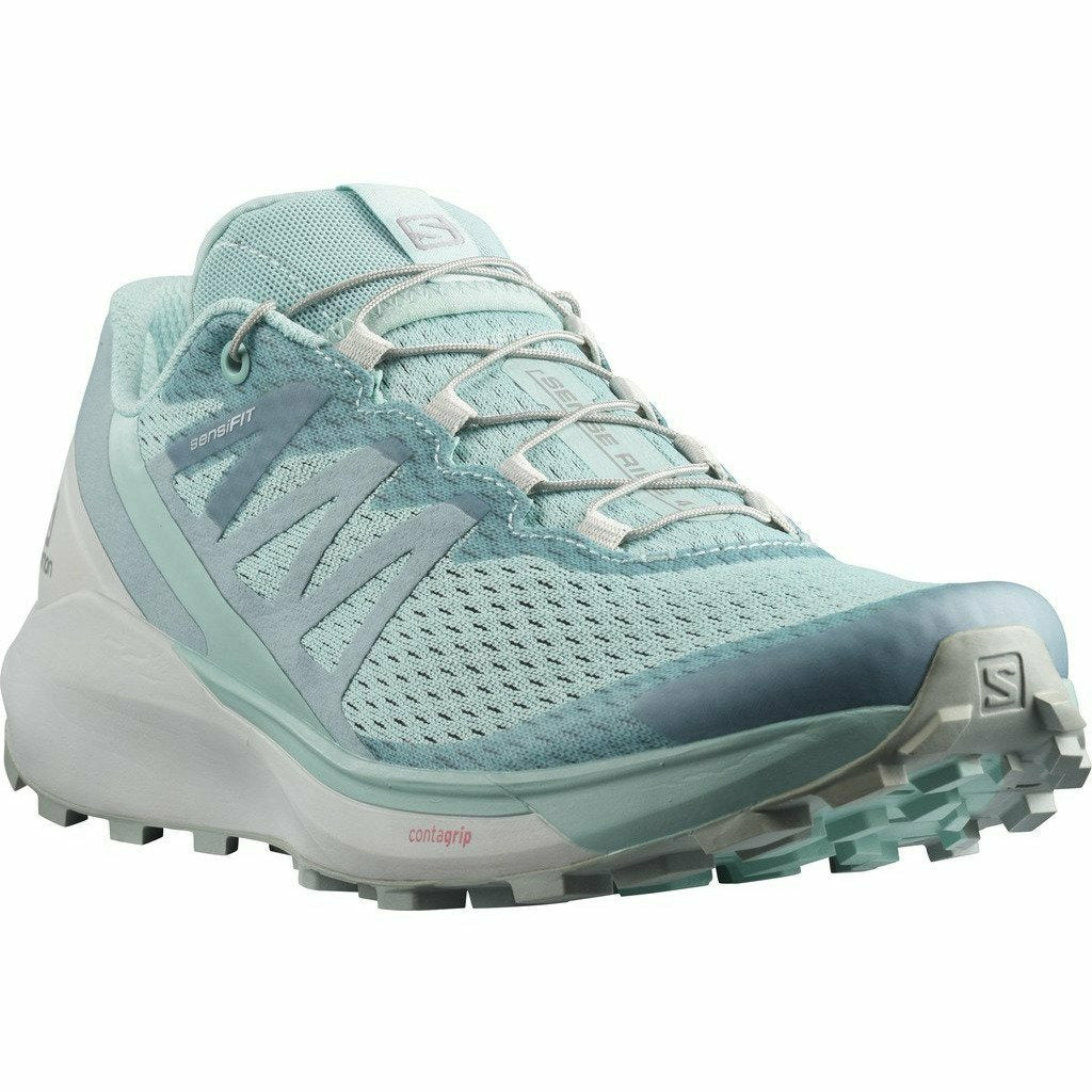 Salomon Sense Ride 4 W Pastel Turquoise - Scarpa Trail Running Donna - Mud and Snow