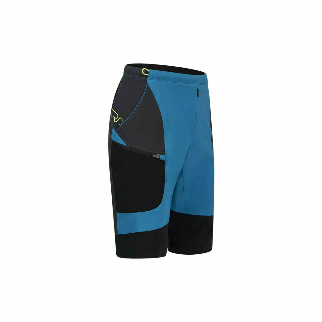 Montura Block Light Bermuda Blu Ottanio - Pantaloni Corti Uomo - Mud and Snow