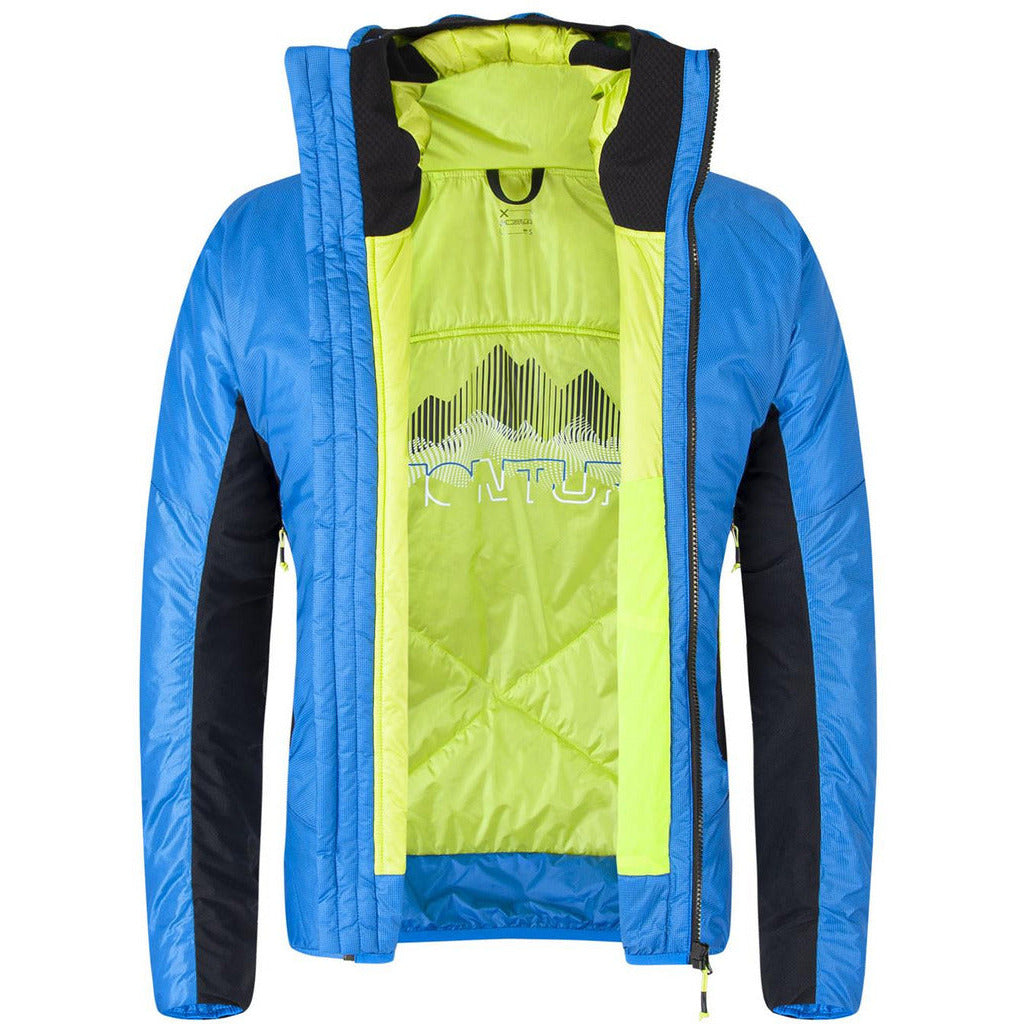 Montura Eiger Jacket Celeste Verde Lime - Giacca Imbottita - Mud and Snow
