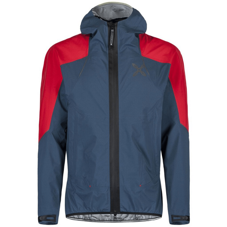 Montura Magic 2.0 Jacket Blu Cenere/Rosso - Giacca Gore Tex - Mud and Snow
