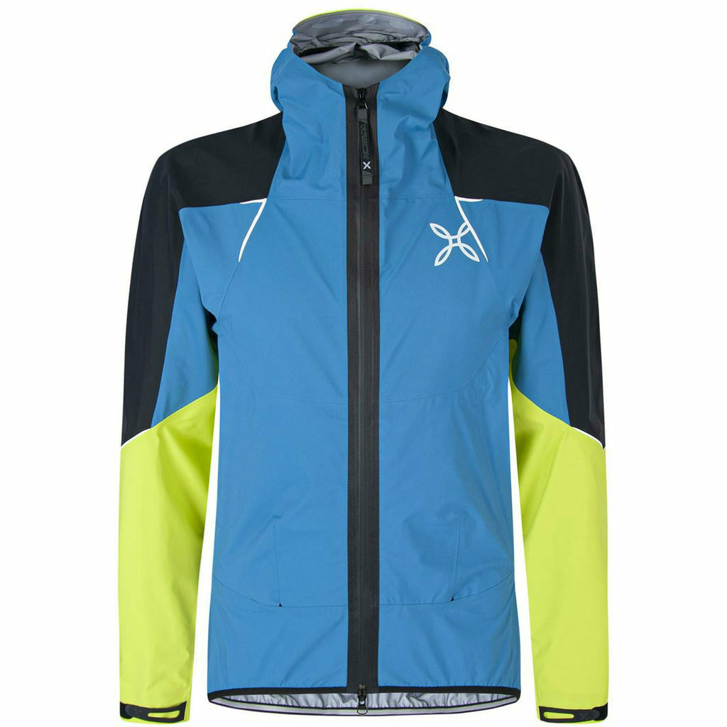 Montura Magic 2.0 Jacket Blu Ottanio / Verde Lime - Giacca Gore Tex - Mud and Snow