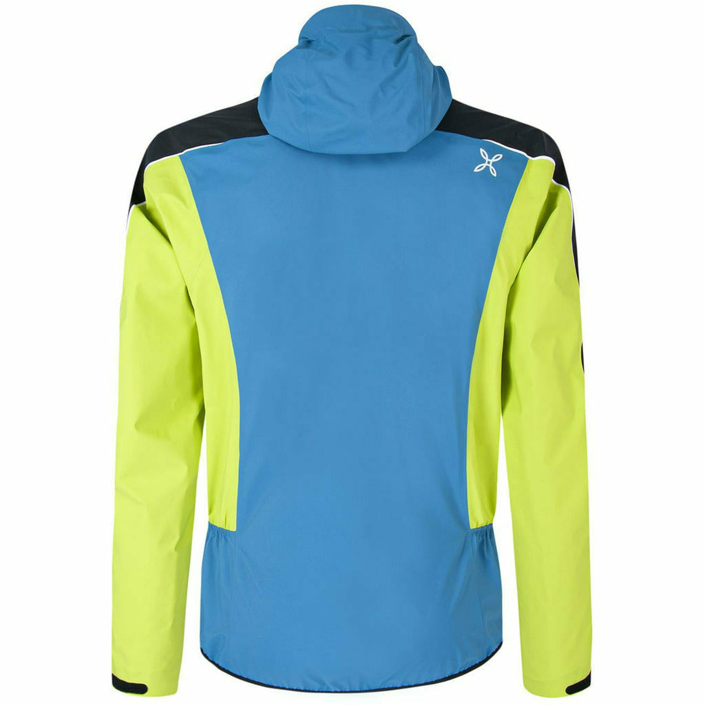 Montura Magic 2.0 Jacket Blu Ottanio / Verde Lime - Giacca Gore Tex - Mud and Snow