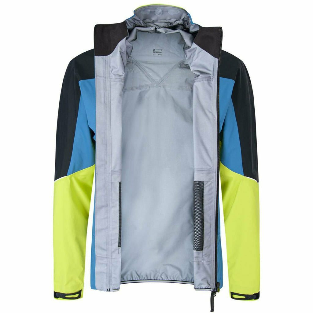 Montura Magic 2.0 Jacket Blu Ottanio / Verde Lime - Giacca Gore Tex - Mud and Snow