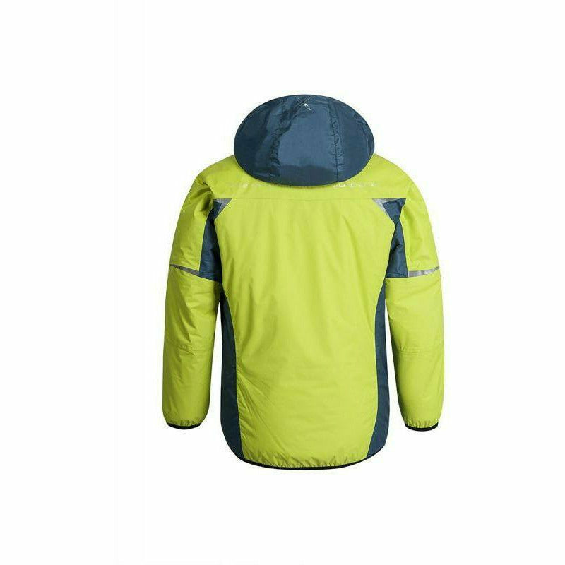Montura Nevis Jacket Kids Verde Lime / Blu Cenere - Giacca Sci Bambino - Mud and Snow