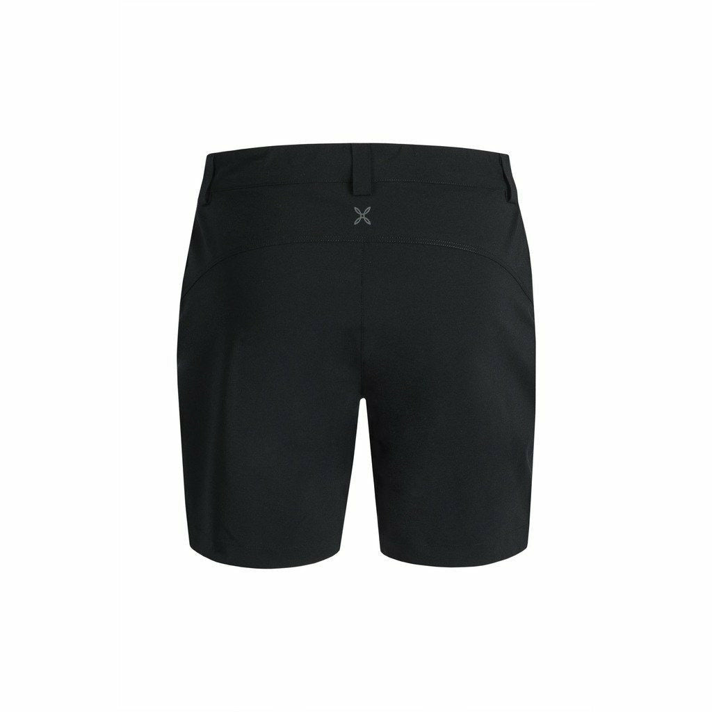 Montura Safari Bermuda Woman Black - Pantalone Trekking Donna - Mud and Snow