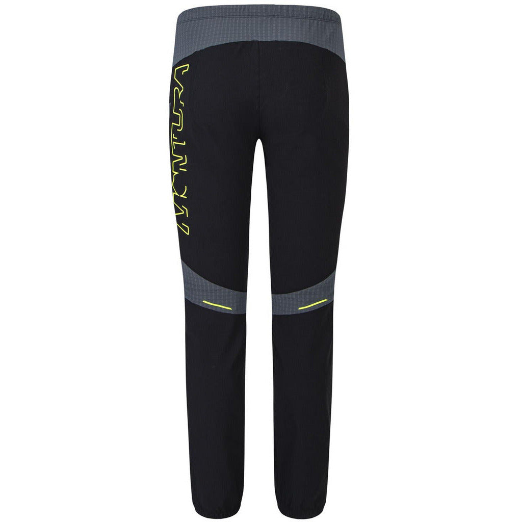 Montura Ski Style Pant Nero/Giallo Fluo - Pantaloni Sci Alpinismo - Mud and Snow
