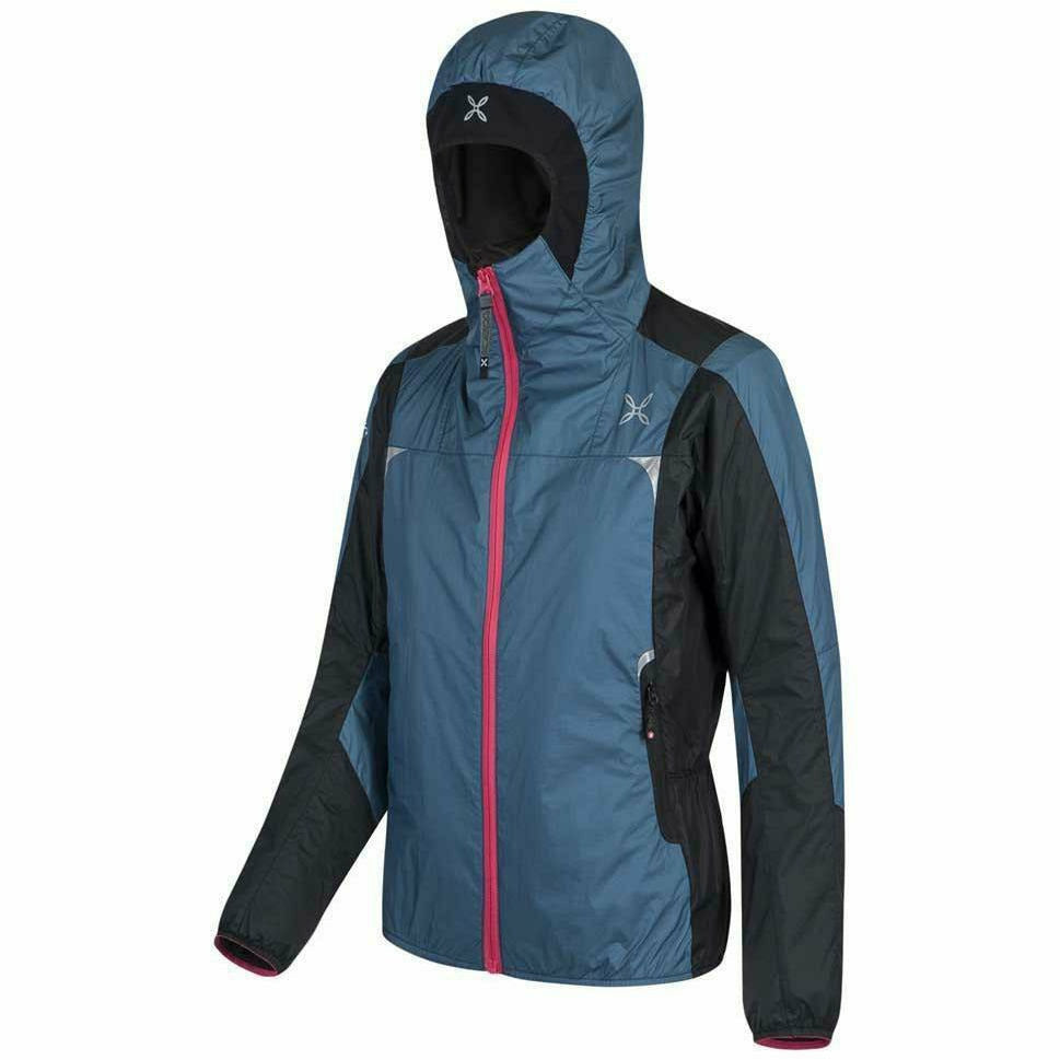 Montura Skisky Jacket Woman Blu Cenere / Rosa - Giacca Sci Alpinismo - Mud and Snow