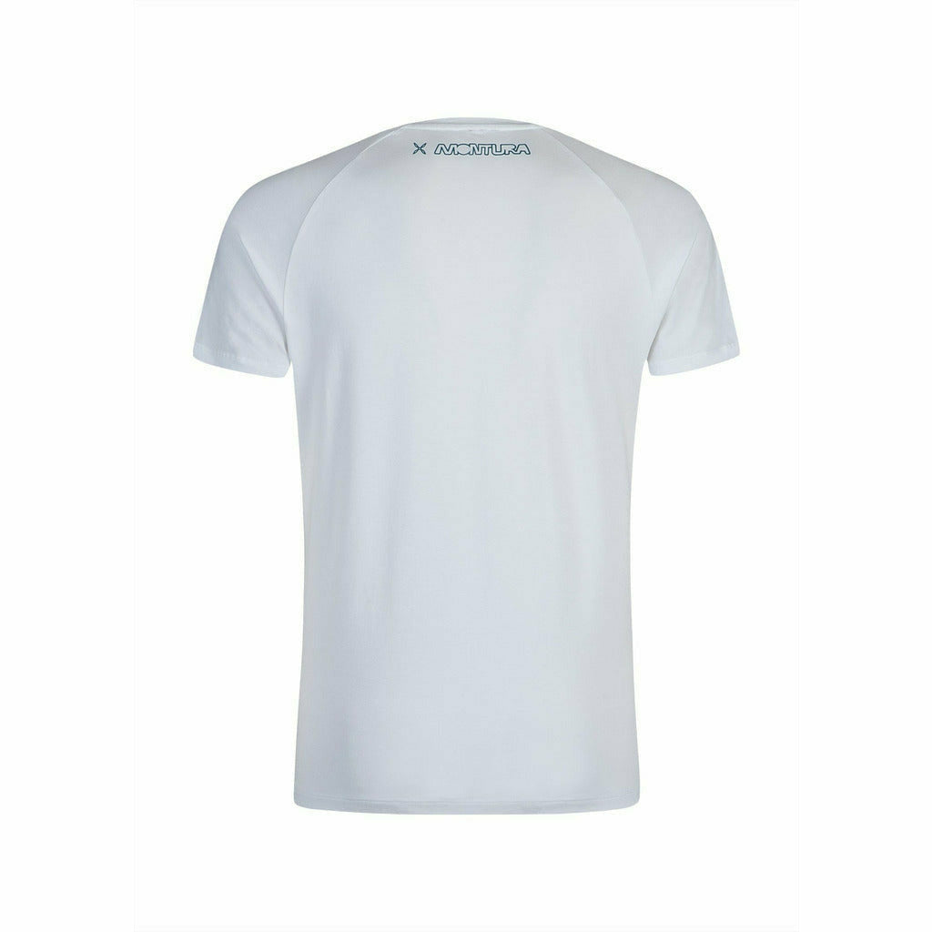 Montura Summit T-Shirt Bianco/Baltic - Maglia Outdoor - Mud and Snow