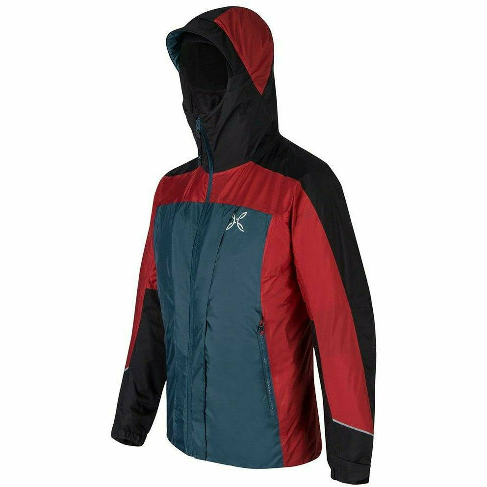 Montura Trident 2.0 Jacket Blu Cenere / Rosso - Giacca Outdoor - Mud and Snow
