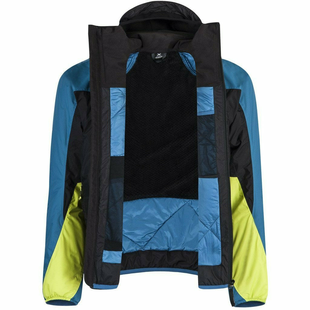 Montura Trident 2 Jacket Nero / Blu Ottanio - Giacca Outdoor - Mud and Snow