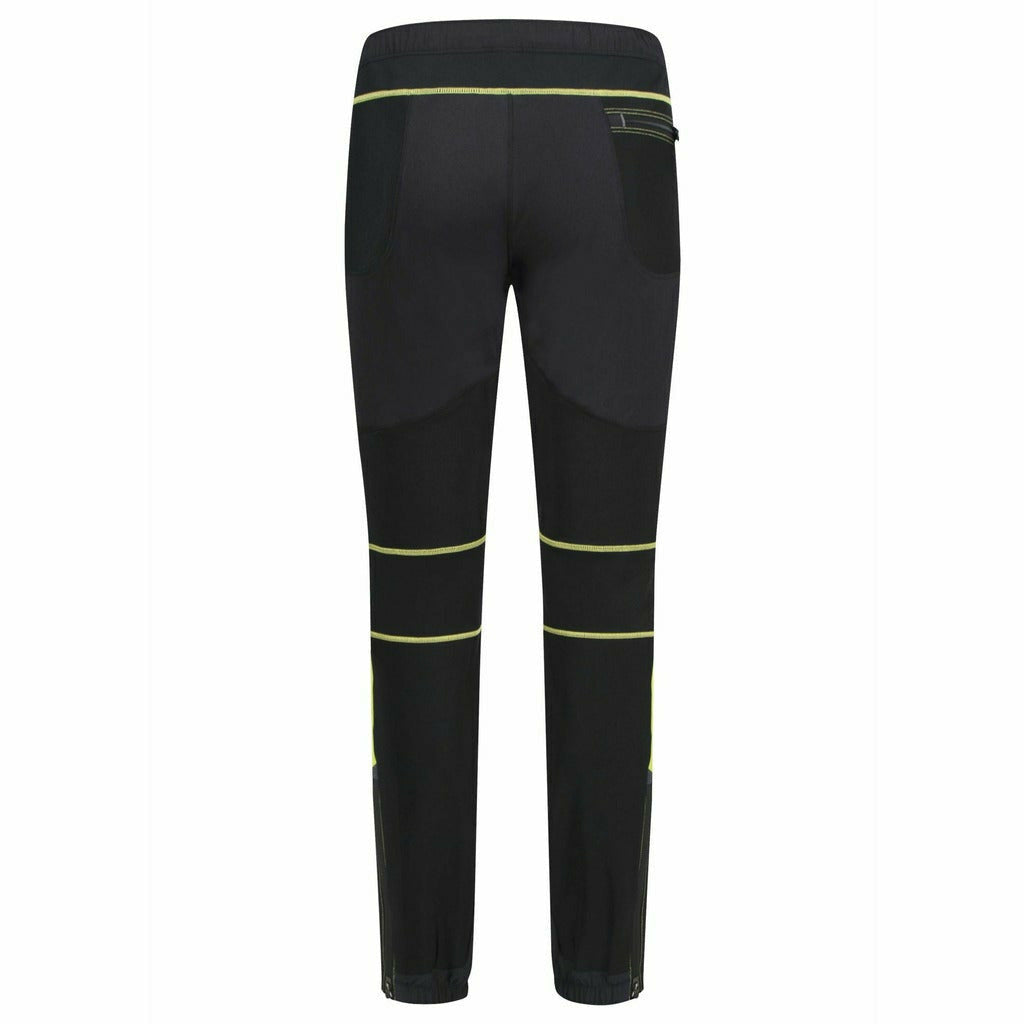 Montura Vertigo 2 Pants Man Nero / Verde Acido - Pantaloni Sci Alpinismo - Mud and Snow