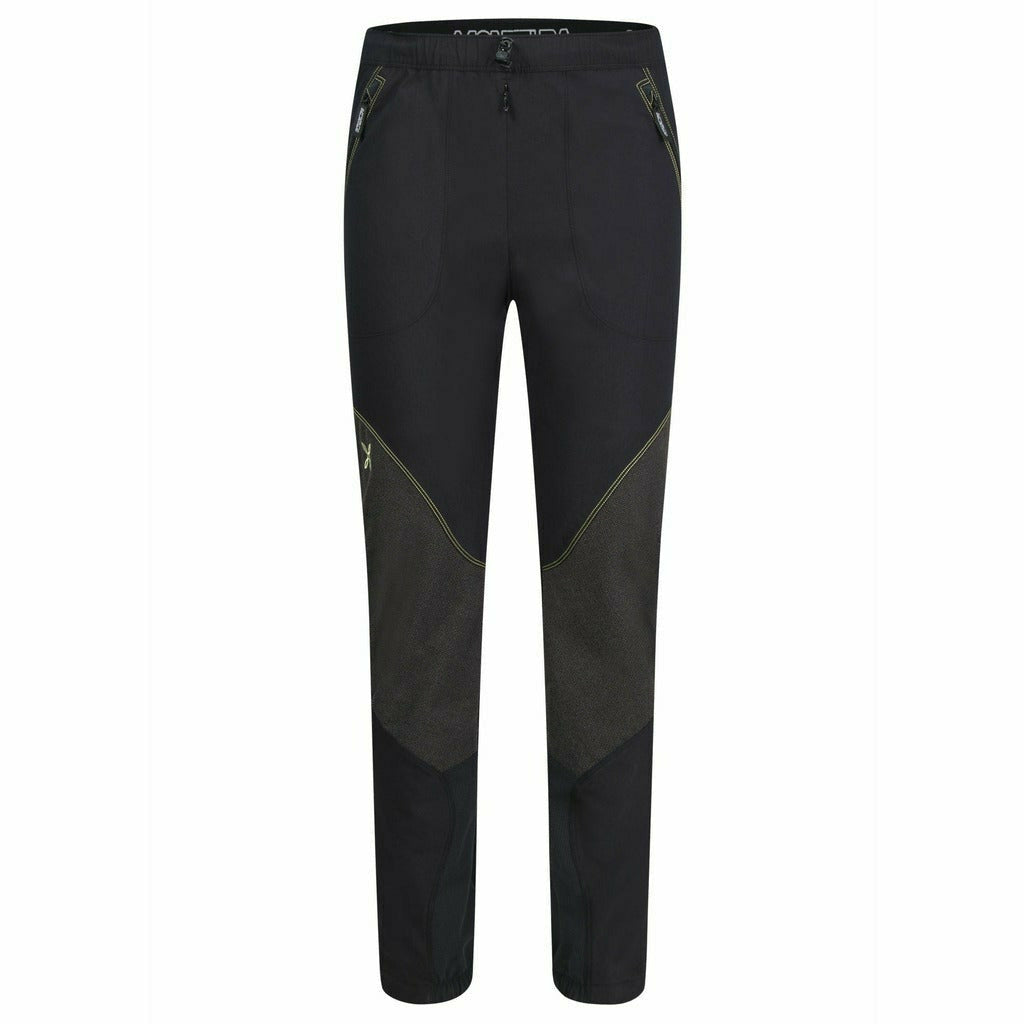 Montura Vertigo 2 Pants Man Nero / Verde Acido - Pantaloni Sci Alpinismo - Mud and Snow