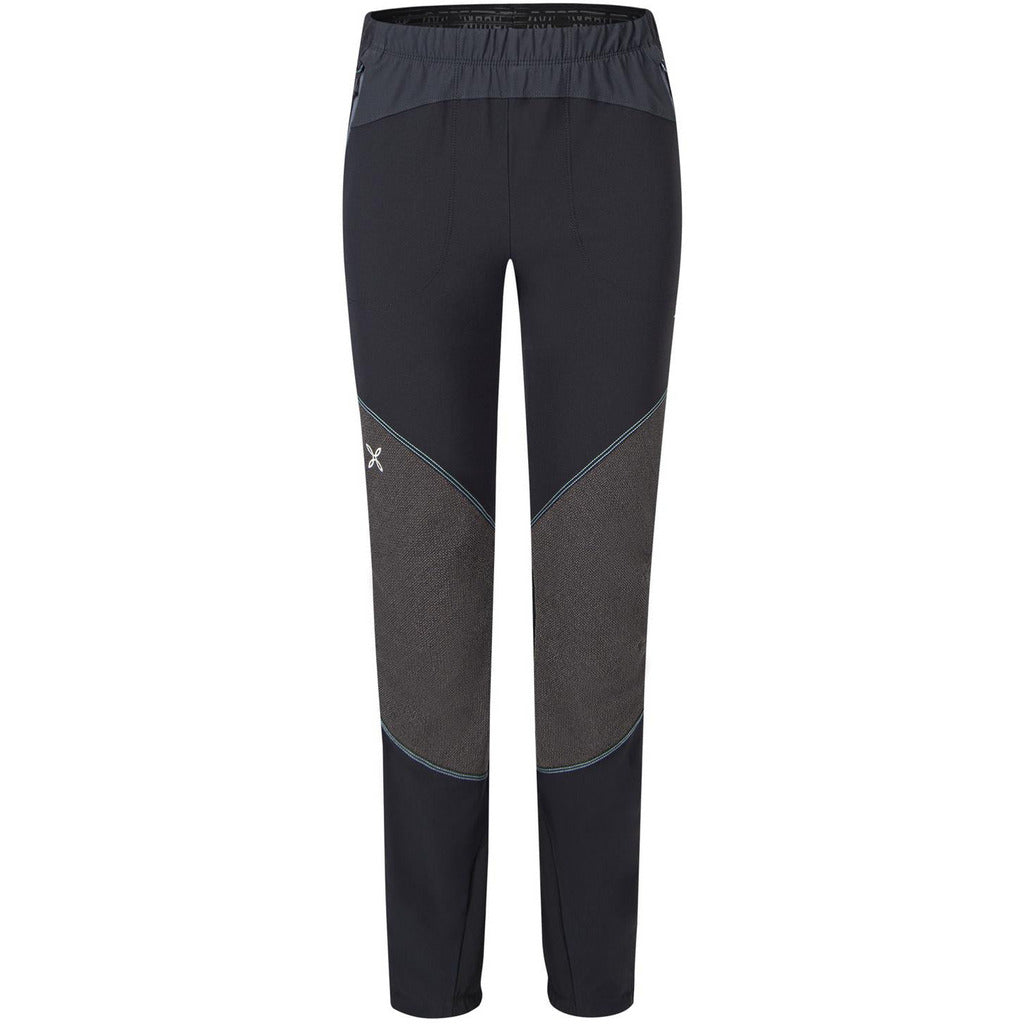 Montura Vertigo 2 Pants Woman Nero / Ice Blue - Pantaloni Sci Alpinismo - Mud and Snow
