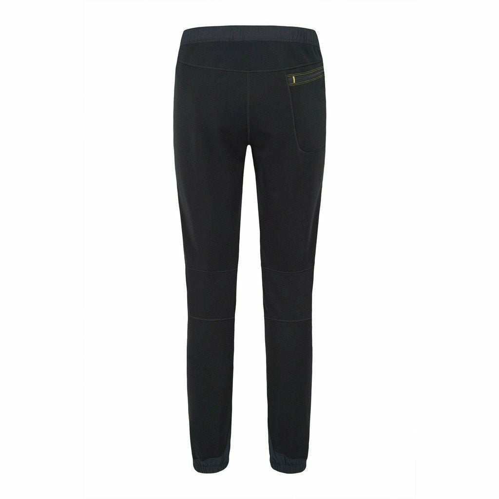 Montura Vertigo Pants Man Nero / Verde Acido - Pantaloni Outdoor - Mud and Snow