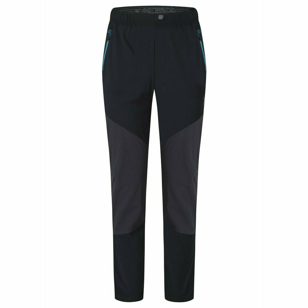 Montura Vertigo Tekno Pants Nero / Blu Ottanio - Pantaloni Outdoor Donna - Mud and Snow