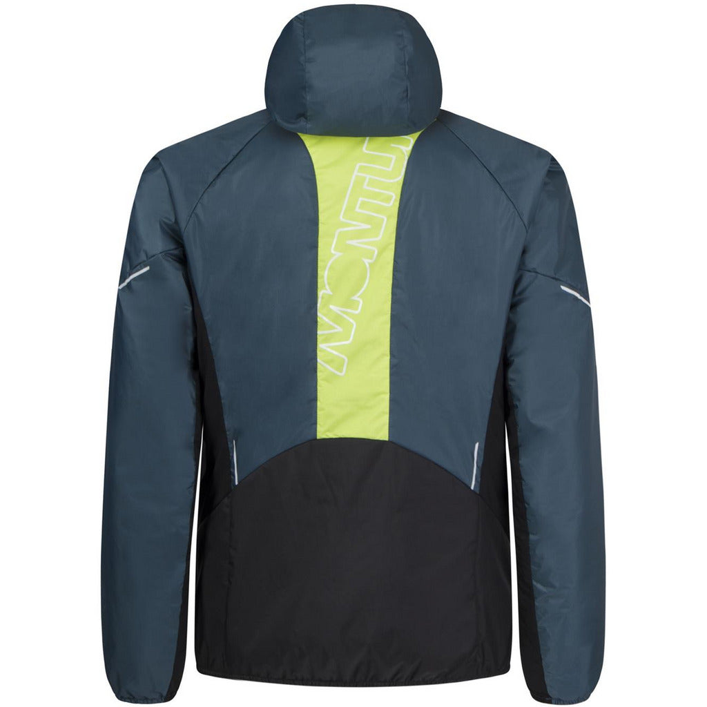 Montura Vulcan 2.0 Jacket Blu Cenere / Verde Lime - Giacca Sci Alpinismo - Mud and Snow