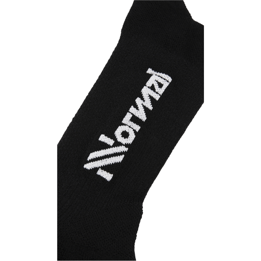 NNormal Merino Socks Black - Calza Running - Mud and Snow