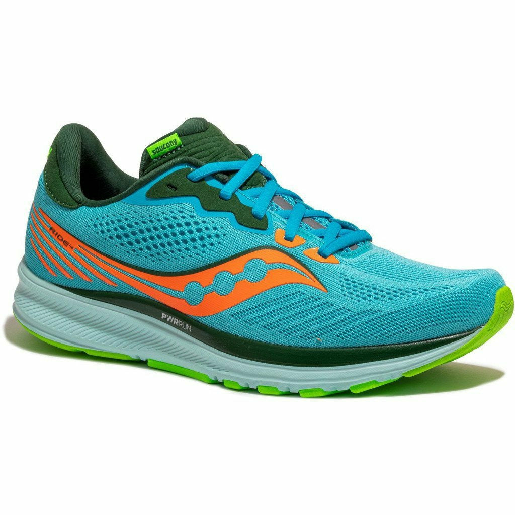Saucony Ride 14 Future Blue- Scarpa Running - Mud and Snow
