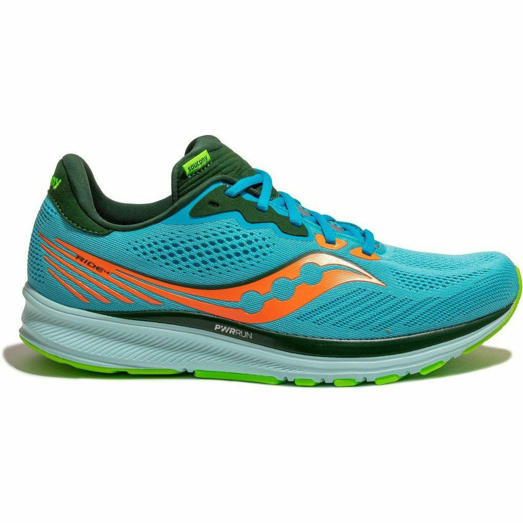 Saucony Ride 14 Future Blue- Scarpa Running - Mud and Snow