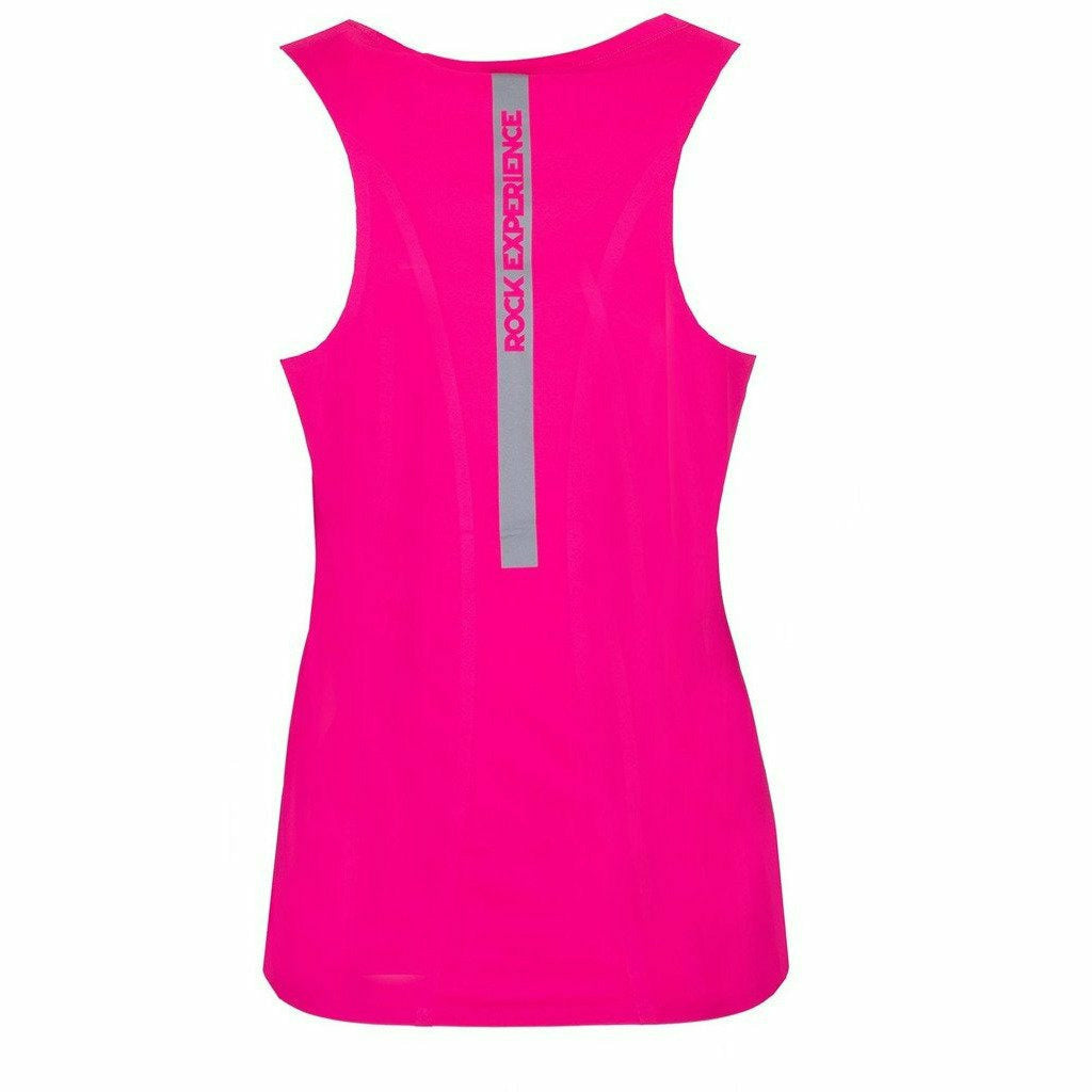 Rock Experience Brison Tank Pink - Canotta Running Donna - Mud and Snow
