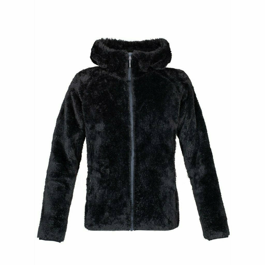 Rock Experience Oldy Woman Fleece Black - Pile Peloso Donna - Mud and Snow