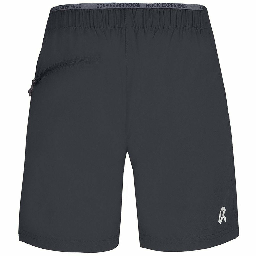 Rock Experience Powell Bermuda Woman Caviar- Pantaloncini Outdoor Donna - Mud and Snow