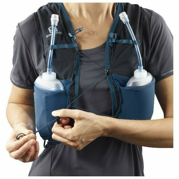 Salomon ADV Skin 8 W Poseidon/Night Sky - Zaino Trail Running - Mud and Snow