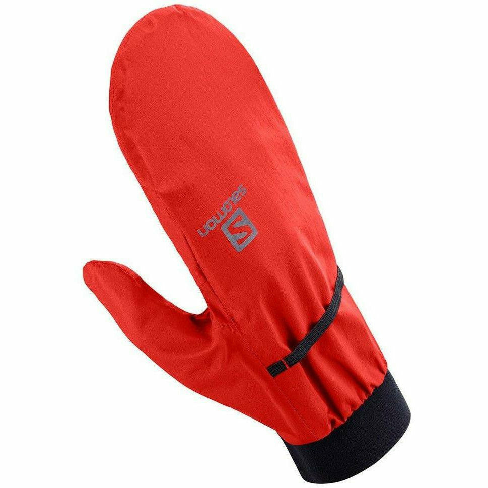 Salomon Bonatti WP Mitten Goji Berry - Moffole - Mud and Snow