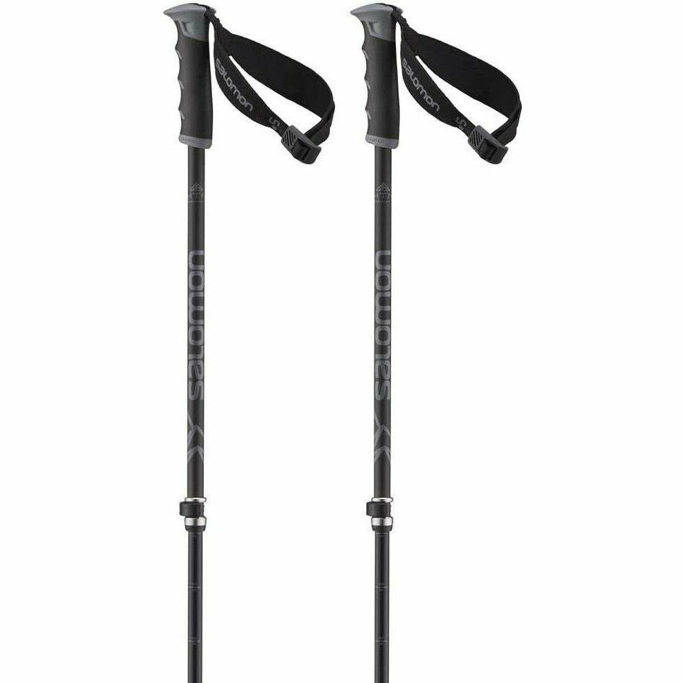 Salomon MTN ALU S3 Black Grey - Bastoncini Regolabili - Mud and Snow