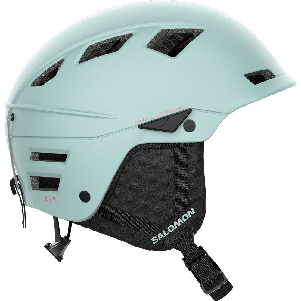 Salomon MTN Lab Bleached Aqua - Casco Sci Alpinismo - Mud and Snow