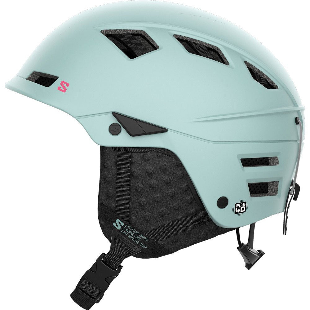 Salomon MTN Lab Bleached Aqua - Casco Sci Alpinismo - Mud and Snow
