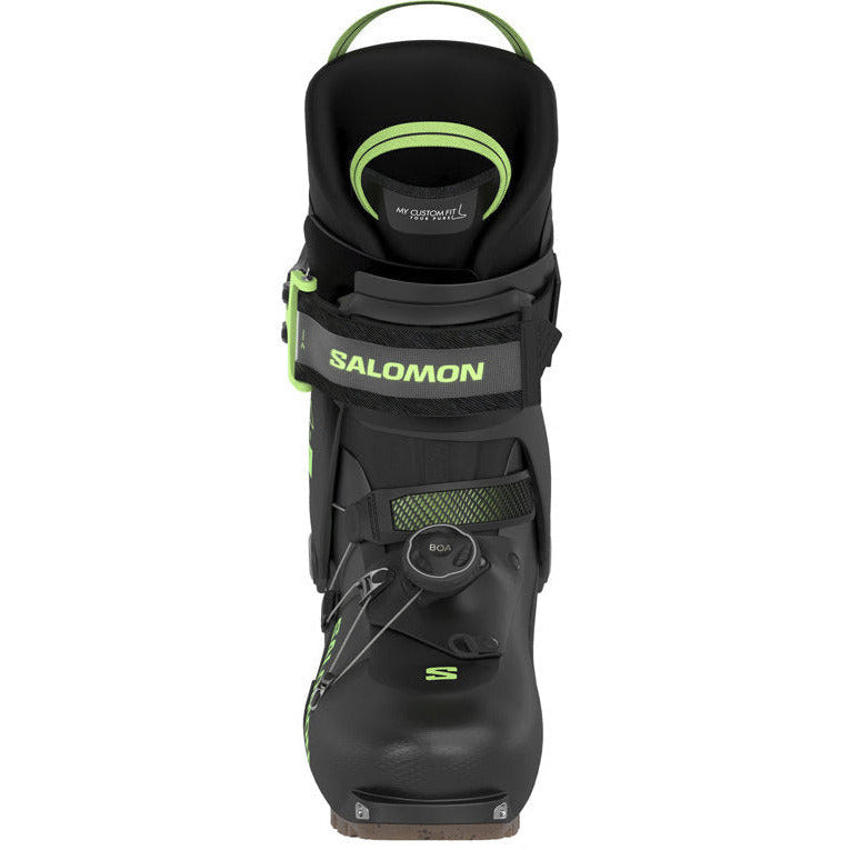 Salomon MTN Summit Pure Black/Neon Green - Scarponi Sci Alpinismo - Mud and Snow