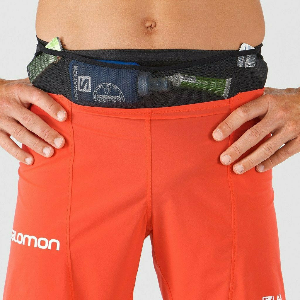 Salomon S-Lab Sense 6'' Short Racing Red - Pantaloncini Trail Running - Mud and Snow