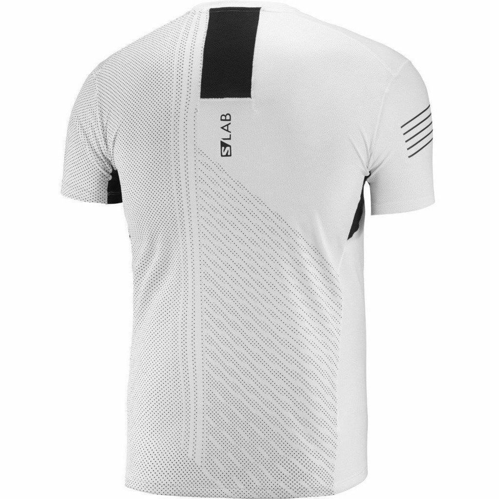 Salomon S-Lab Sense Tee White/Black - Maglia Running - Mud and Snow
