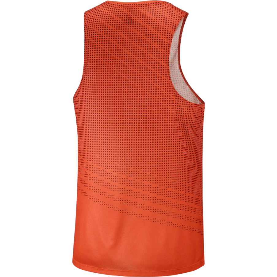 Salomon Sense Aero Singlet Tank Fiery Red - Canotta Running Uomo - Mud and Snow