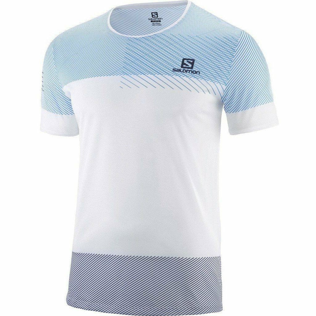 Salomon Sense Tee White - Maglia Running - Mud and Snow