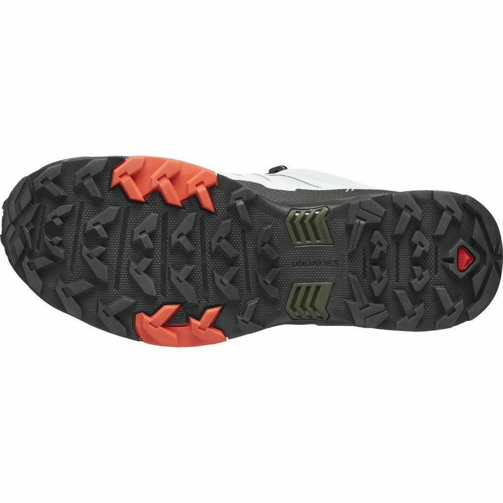 Salomon X Ultra 4 GTX Lunar / Black / Tomato - Scarpa Outdoor Uomo - Mud and Snow