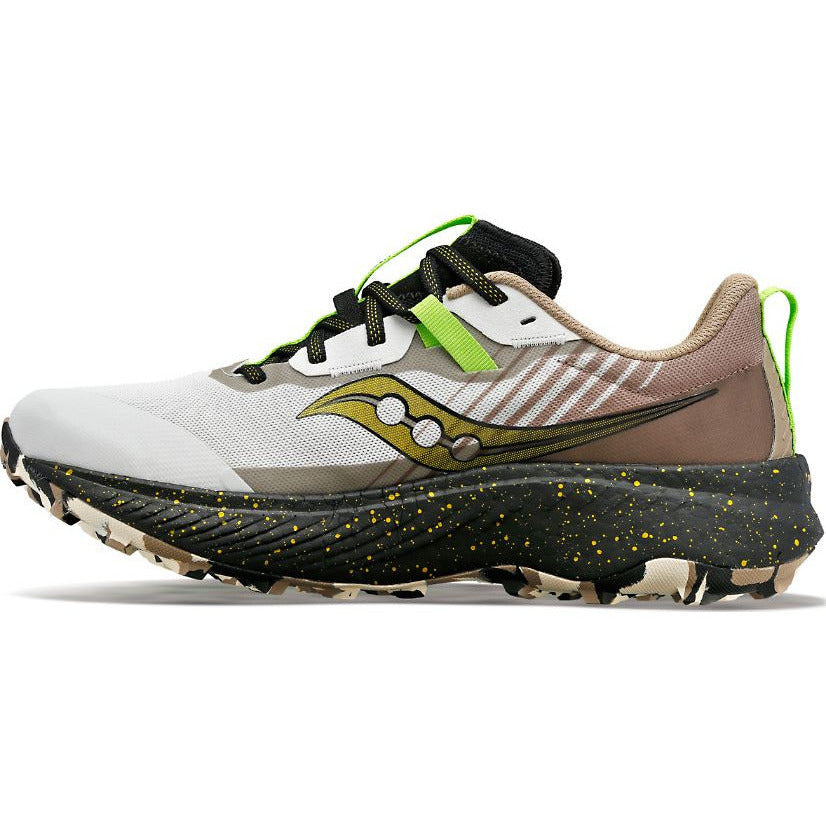 Saucony Endorphin Edge Fog/Black - Scarpa Trail Running Uomo - Mud and Snow