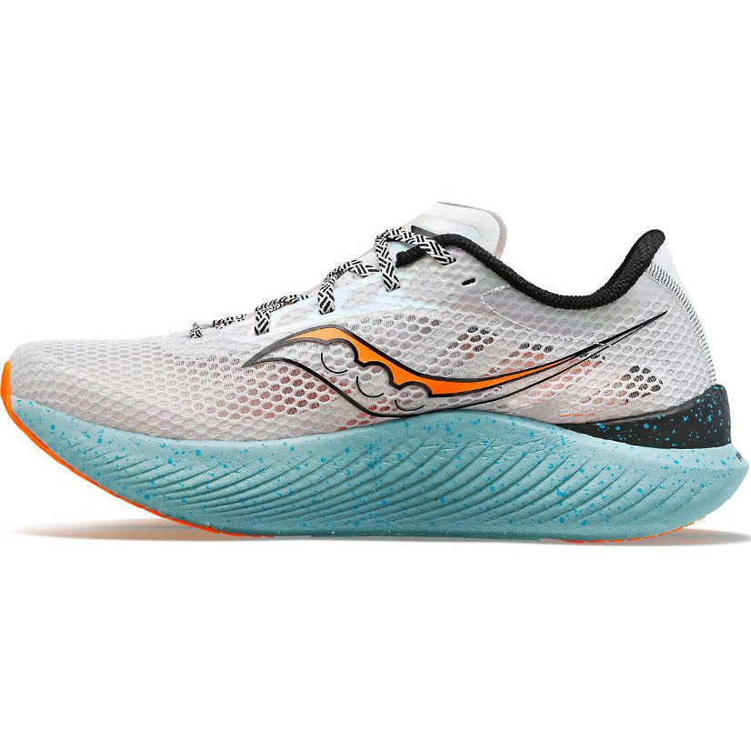 Saucony Endorphine Pro 3 Fog/Viziorange - Scarpa Running - Mud and Snow