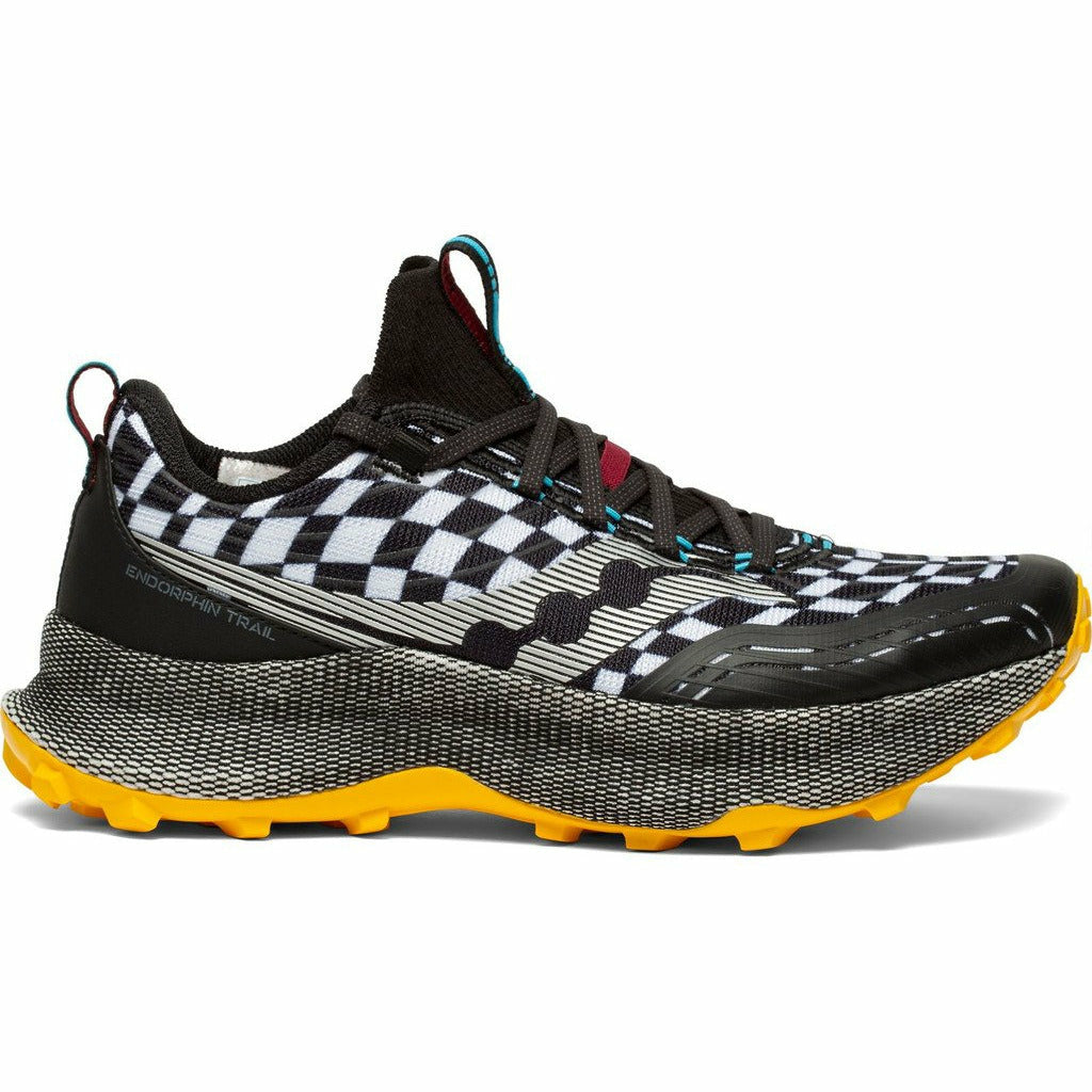 Saucony Endorphine Trail Reverie Noir - Scarpa Trail Running Uomo - Mud and Snow