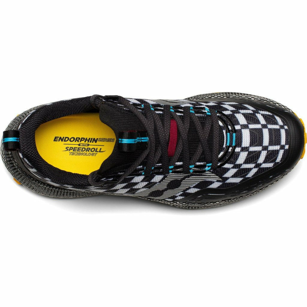 Saucony Endorphine Trail Reverie Noir - Scarpa Trail Running Uomo - Mud and Snow