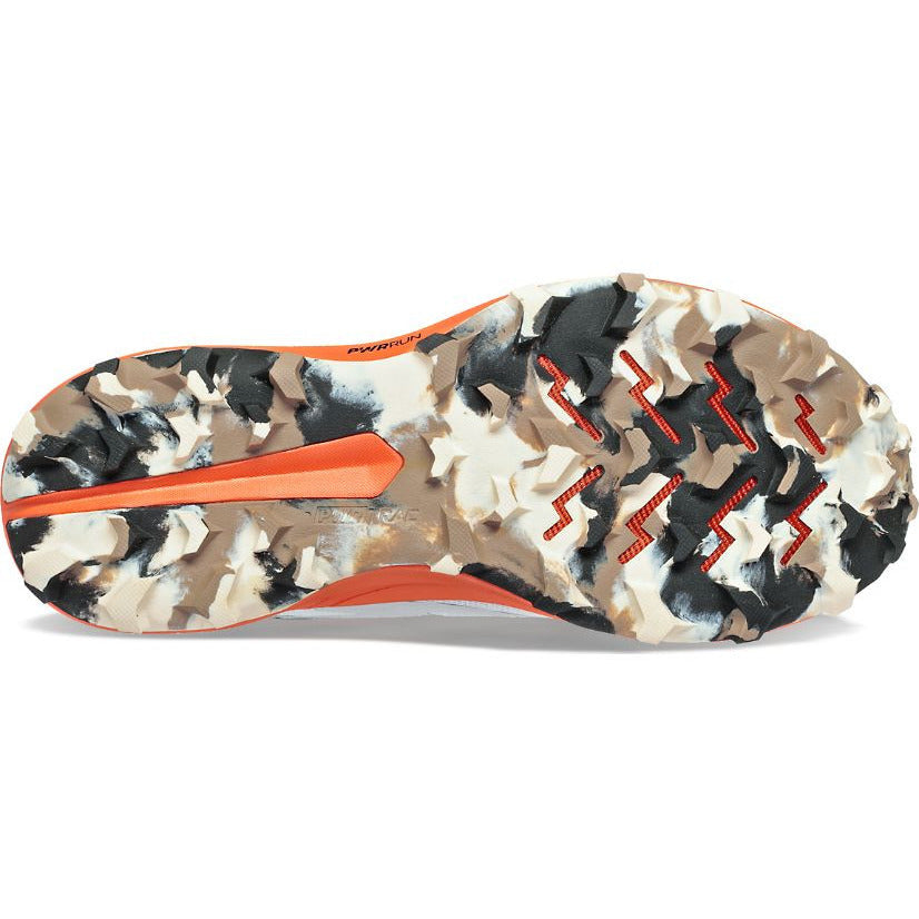 Saucony Peregrine 13 Fog/Zenith - Scarpa Trail Running - Mud and Snow