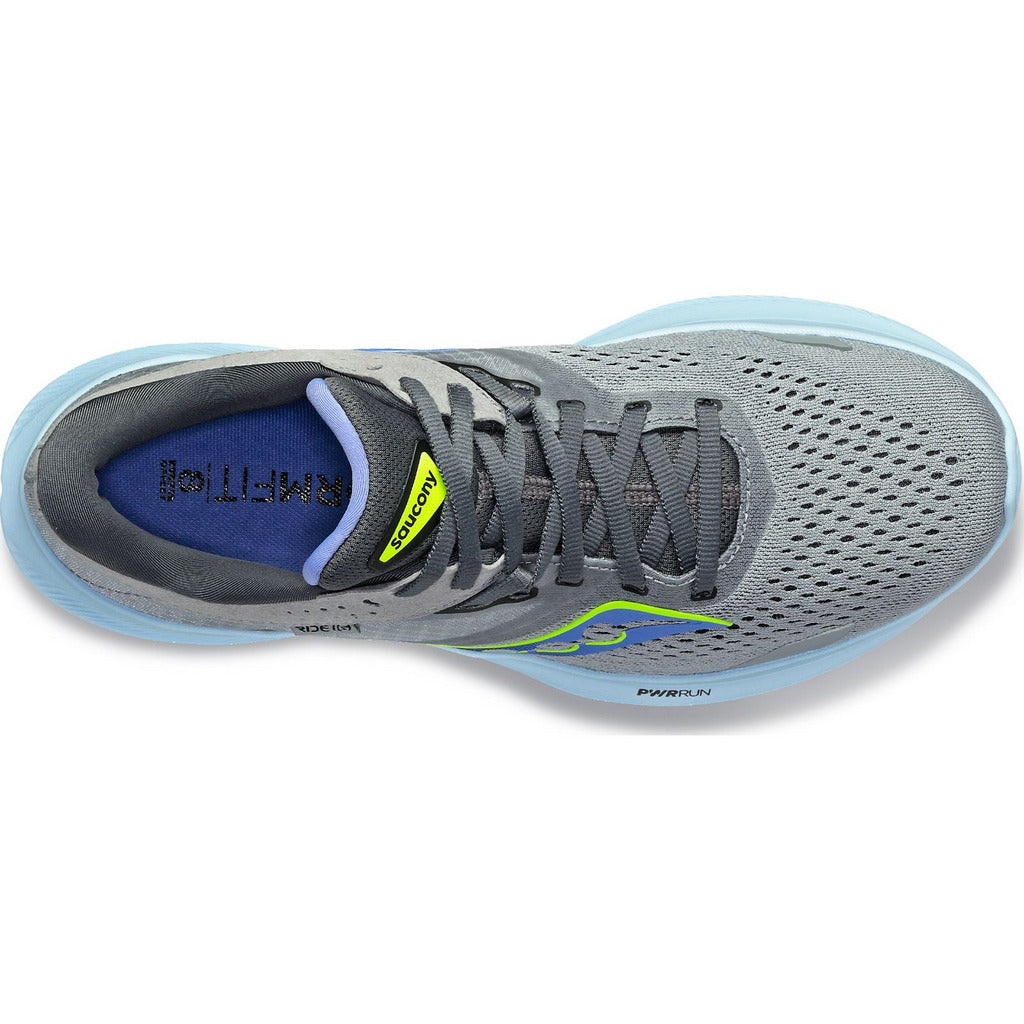 Saucony Ride 16 Fossil Pool/Gris - Scarpa Running Donna