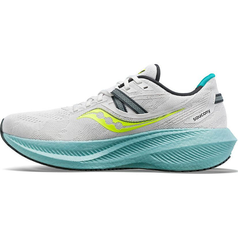 Saucony Triumph 20 Fog/Mineral - Scarpa Running - Mud and Snow