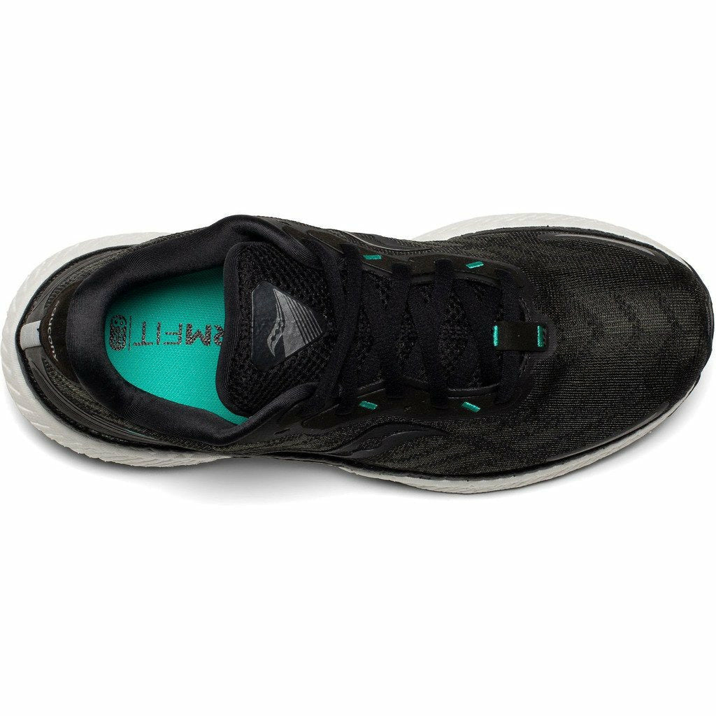 Saucony Triumph 19 Black/White - Scarpa Running Donna - Mud and Snow