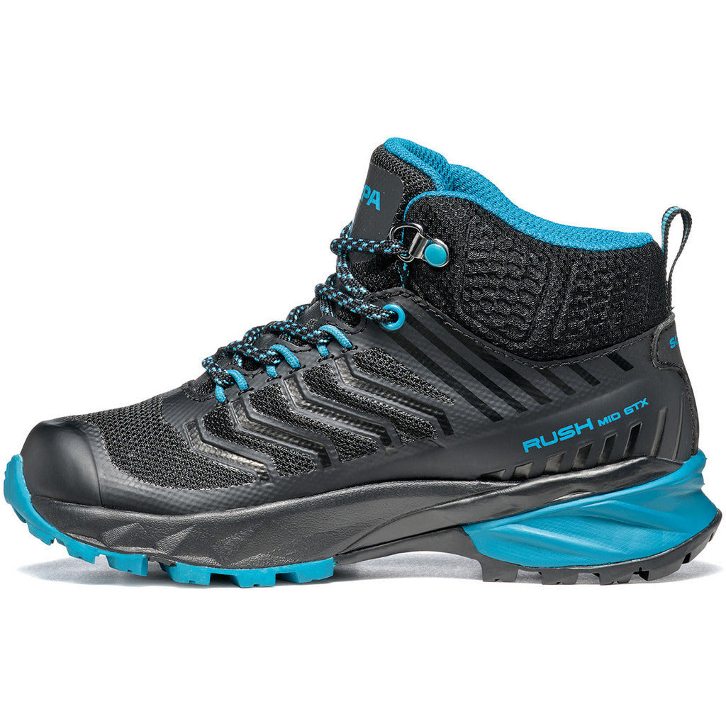 Scarpa Rush Mid Kid GTX Black Ottanio - Scarponcino Bambino - Mud and Snow