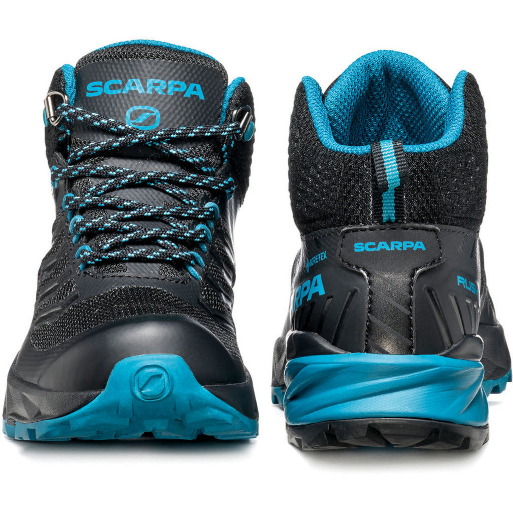 Scarpa Rush Mid Kid GTX Black Ottanio - Scarponcino Bambino - Mud and Snow