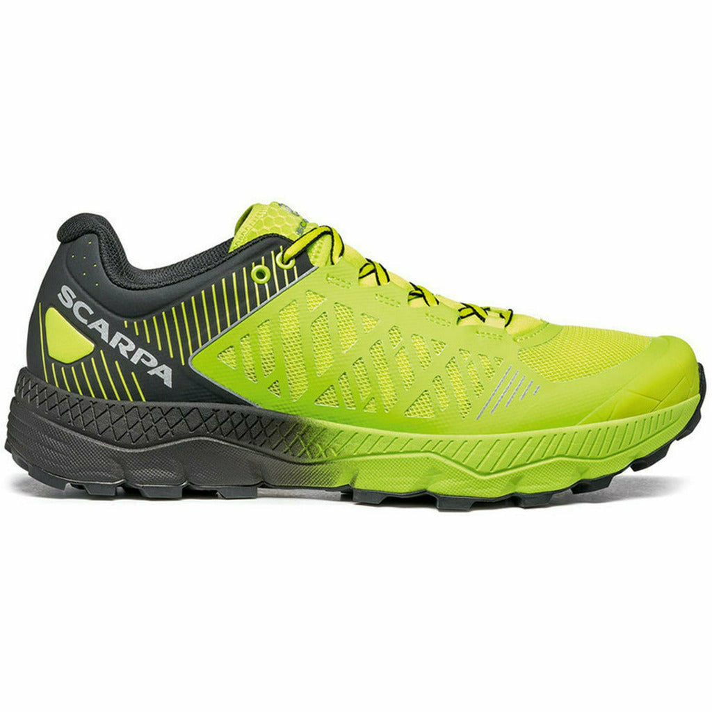 Scarpa Spin Ultra Acid Lime/Black - Scarpa Trail Running Uomo - Mud and Snow